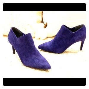 Charles David Blue Suede Bootie
